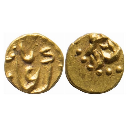 Alamgir II, Gold Fanam, 0.20g, Siddaut Mint. KM Unlisted. About Extremely Fine, Rare.