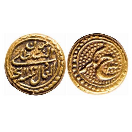 Mysore, Gold, Pagoda Farooqi, 3.39g, Tipu Sultan (1787-1799 AD), Nagar Mint, AM 1199 / 3 R