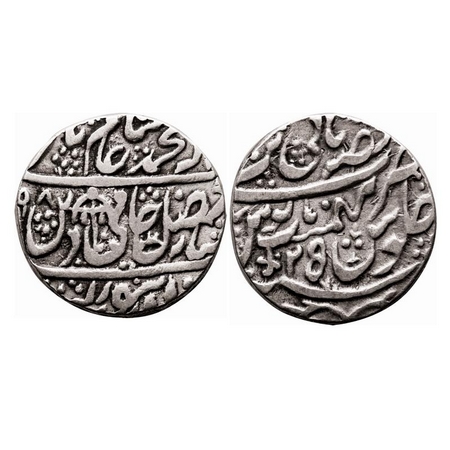 Rohilkhand, Silver Rupee, 10.98g, Faizullah Khan, Qasbah Panipat Mint, in the name of Shah