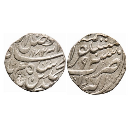 Bharatpur, Silver Rupee, 11.15g, Jawahir Singh, Akbarabad Mint, AH 1182 / 9 RY, INO Shah A