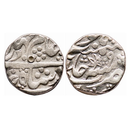 Bundi, Silver Rupee, 11.25g, Early Hammered Coinage, Bundi Mint, 9 RY, INO Shah Alam II, d