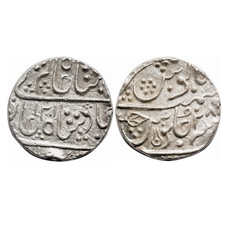 Indore, Silver Rupee, 11.28g, Ahalya Bai (AH 1179-1210 / 1765-1795 AD), (Malharnagar) Mint