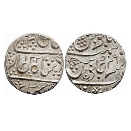 Indore, Silver Rupee, 11.30g, Ahalya Bai (AH 1179-1210 / 1765-1795 AD), Malharnagar Mint, 