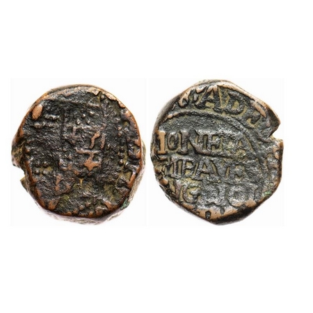 Bombay Presidency, Copper Pice (Copperoon), 13.41g, (1678), Obv: (HON : SOC : ANG : IND : 
