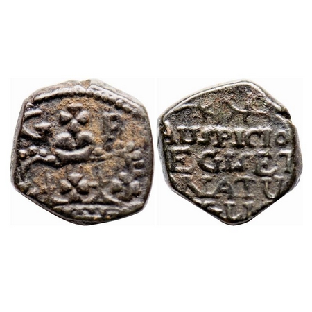 Bombay Presidency, Pice GR type, 9.22g, date unseen, Obv: GR above large crown, Rev: AUSPI