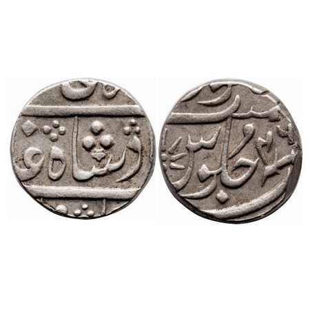 Bombay Presidency, Silver Rupee, 11.56g, Surat Mint, in the name of Shah Alam II, 4x RY, w
