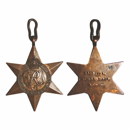 George VI, Bronze Medal, 18.12g, The 1939-1945 Star, Second World War, awarded to 5953 GMR
