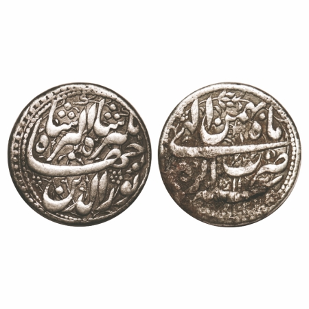 Jahangir (1605-1628 AD), Silver Rupee, 11.27g, Agra Mint, AH 1025 / 11 RY, Month Bahman, o