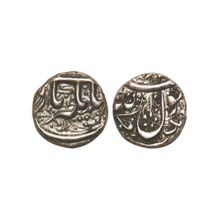 Jahangir, Silver ½ Rupee, 5.30g, Ahmadnagar Mint. KM 134.1. Very Fine+, Rare.