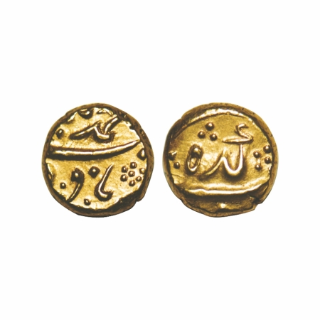 Muhammad Shah, Gold Pagoda, 3.22g, Imtiyazgarh Mint, this was the mughal name of the south