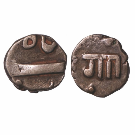 Baroda, Silver 1/8 Rupee, 1.42g, Anand Rao (AH 1215-1235 / 1800-1819 AD), Ahmadabad Mint, 