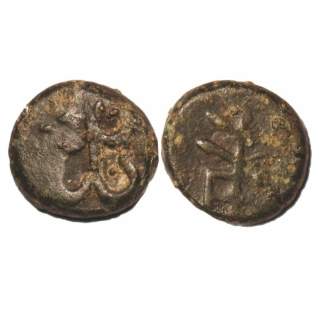 Post-Mauryan, Independent dynasts, Marathwada region (c.250-200BC), uninscribed die-struck