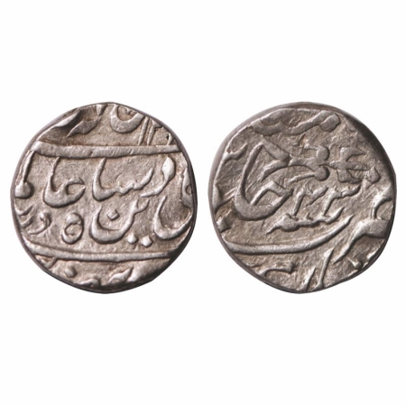 Bhopal, Silver Rupee, 11.03g, INO Shah Alam II, AH 12xx / 43 RY, Alamgirpur Mint, Obv: wor