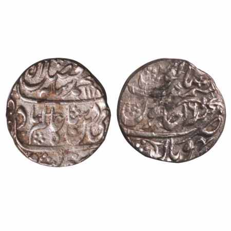 Bhopal, Silver Rupee, 11.23g, INO Shah Alam II, AH 118x / 16 RY, Bhopal Mint, INO Shah Ala