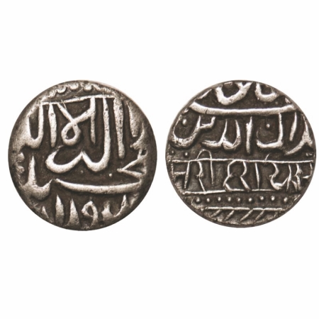 Kutch, Silver Kori, 4.43g, 14-14mm, Raydhanji II (1813 AD-1870 VS-1228 AH) 2nd Reign, INO 