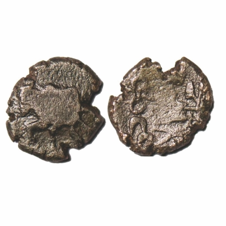 Post Sunga, (100BC-130AD)Vatsa- Kaushambi, Monarchical Coinage, Jyesthamitra, Copper, 4.10