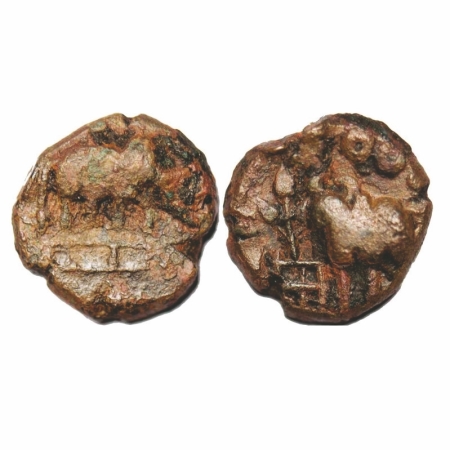 Post Sunga, (100BC-130AD), Vatsa- Kaushambi, Monarchical Coinage, Jyesthamitra (I), Copper