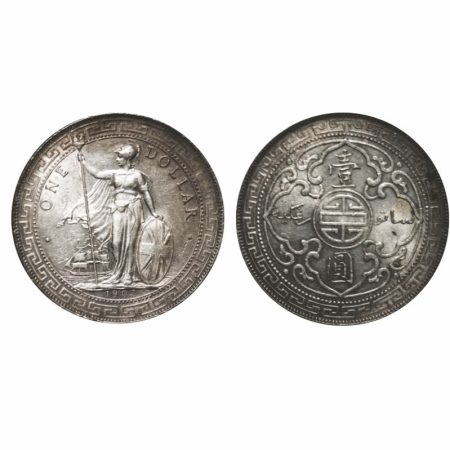 Great Britain, Silver Dollar (0.900 silver), 26.82g, Trade Coinage, 1903, Bombay Mint, Obv
