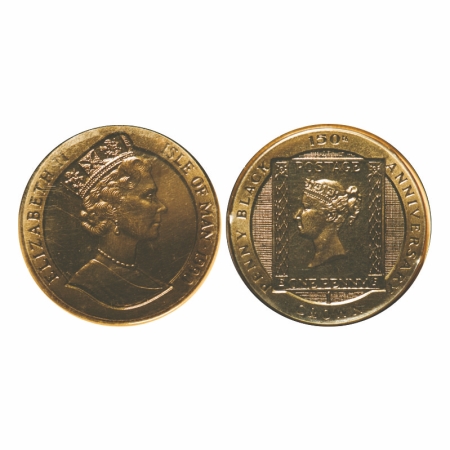 Isle Of Man, Copper Nickel Crown, 28.41g, 1990 AD, Ruler Elizabeth II, 150th Anniversary o
