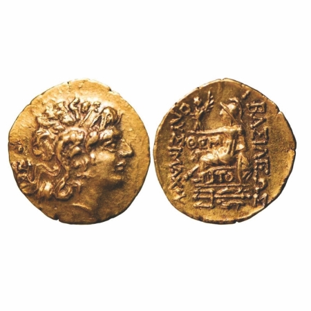 Indo Greeks, Mithradates Vl (c. 120-63 BC), Gold Stater, 8.21gm, 20.53x20.16mm, Tomis Mint
