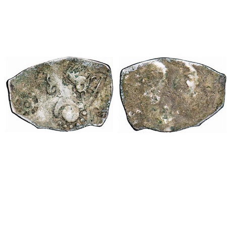 Punch Marked, Magadha Janapada, Silver Karshapana, 3.46g, 21.30x30.76mm, G/H Series I, Fiv