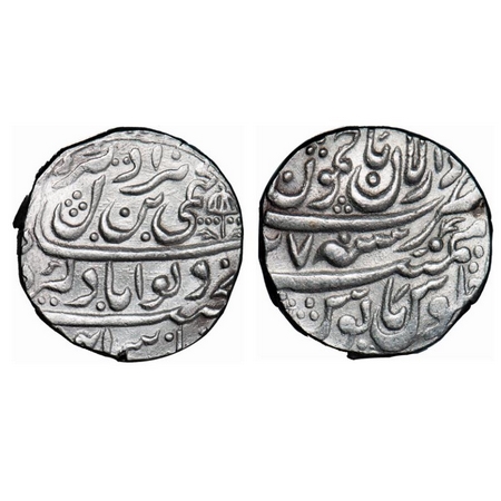 Jammu, Silver Rupee, 11.41, Ranjit Dev (AH 1155-1194 / 1742-1780 AD), Jammu Dar ul Aman Mi