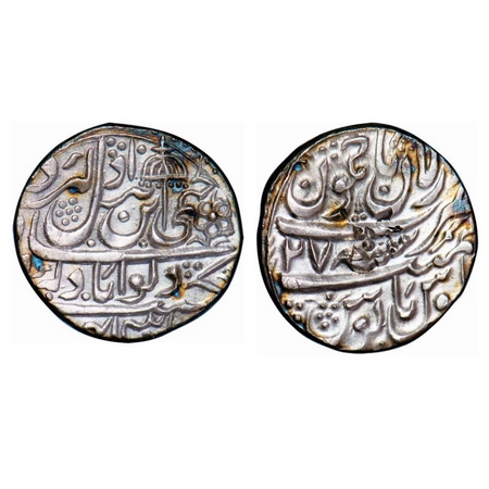 Jammu, Silver Rupee, 11.16g, Ranjit Dev (AH 1155-1194 / 1742-1780 AD), Jammu Dar ul Aman M