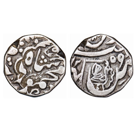 Sind-Amirs of Khairpur, Silver Rupee, 11.12g, Nasir Al Din Muhammad (AH 1239-1260 / 1823-1
