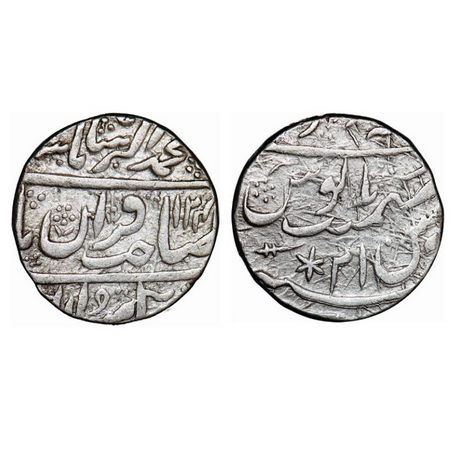 Bharatpur, Silver Rupee, 11.00g, Durjan Singh, Kumber Mint, AH 1124x/21 RY, INO Shah Alam 