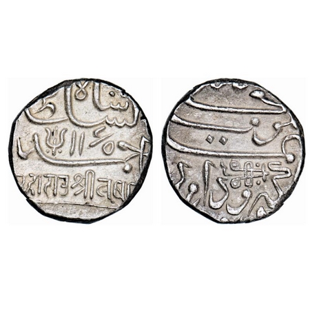 Kutch, Silver, Kori, 4.44g, Lakhpatji (AH 1165-1174/1752-1761 AD), INO Ahmad Shah Durrani,