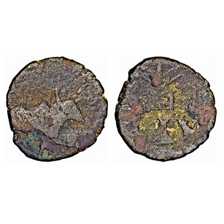 Post Sunga, (100BC-130AD), Vatsa- Kaushambi, Monarchical Coinage, Sarpamitra,? Copper, 1.5