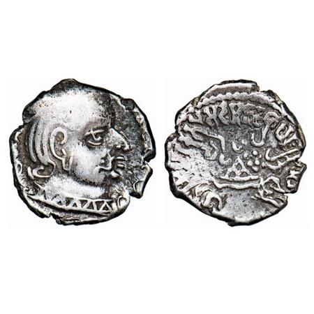 Western Kshatrapas, Damajadashri II, s/o Rudrasena I, (232-234 AD, SE 154), Silver Drachma