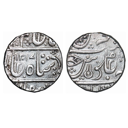 Indore, Silver Rupee, 11.26g, Ahalya Bai (AH 1179-1210 / 1765-1795 AD), (Malharnagar) Mint