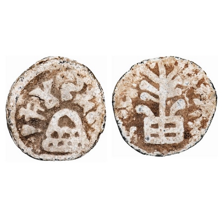 Anandas of Karwar, Mulananda, (1-2 Cen AD), Lead, 17.96g, 27.67x28.70mm, Obv: Eight arched