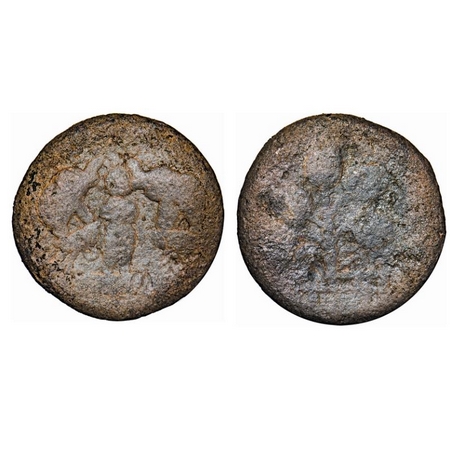 Satavahanas, Siri Satakarni, Paithan Region, Gajalakshmi type, Lead Unit, 27.00g, 28.83x29
