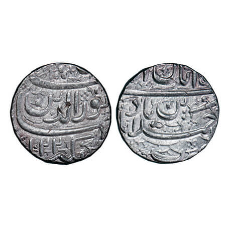 Jahangir, Silver Rupee, 11.44g, Ahmadabad Mint, AH 1022, Muzayyan couplet, Month Aban. KM 