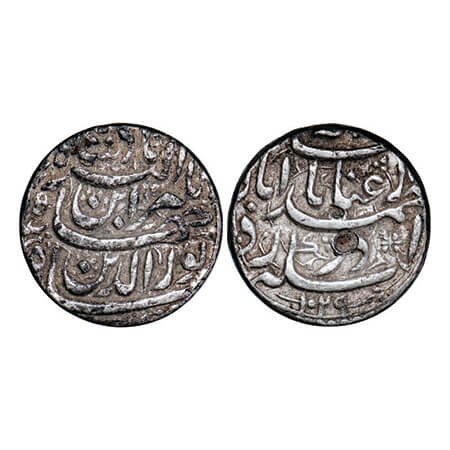 Jahangir, Silver Rupee, 11.39g, Ahmadabad Mint, AH 1029/15 RY, Inayat Couplet. KM 149.4. V