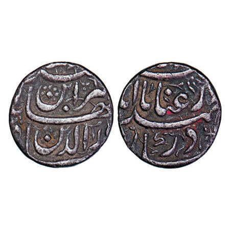 Jahangir, Silver ½ Rupee, 5.58g, Ahmedabad Mint, Inayat couplet. A.Liddle S-103. About Ext