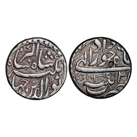 Jahangir, Silver ½ Rupee, 5.70g, Patna Mint, AH 1035/21 RY, Month Khurdad. KM 136.1. Very 