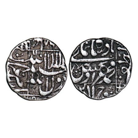 Murad Bakhsh, Silver ½ Rupee, 5.67g, (Surat) Mint. KM 270.2. Very Fine, Very Rare.