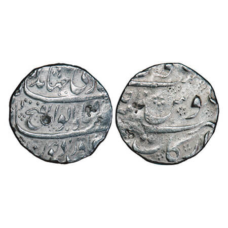 Jahandar Shah, Silver Rupee, 11.40g, Arkat Mint, Abul Fateh Type, RY Ahad (1). KM 363.5. A
