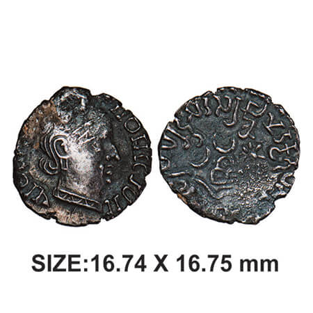 Kshatrapas, Kardamaka Family, Western Rudrasimha I, (as kshatrap) Silver Drachma, 2.05g, O