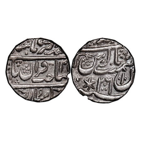 Bharatpur, Silver Rupee, 11.08g, Balwant Singh (AH 1242-1269, 1826-1853 AD), Mahindrapur M