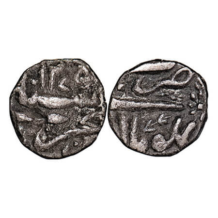 Bhopal, Silver ¼ Rupee, 2.60g, Sikandar Jahan Begum (AH 1261-1285 / 1844-1868 AD), Bhopal 