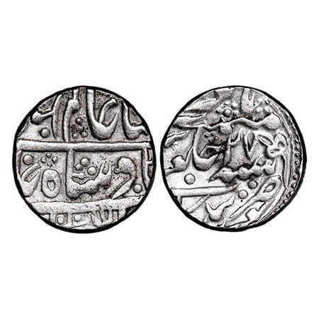 Bundi, Silver Rupee, 11.26g, Mughal issues, 27 RY, INO Shah Alam II, KM 10.1. Very Fine+, 