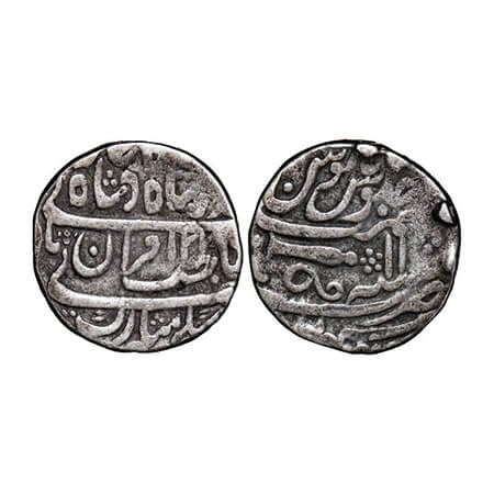 Gwalior, Silver Rupee, 10.80g, Daulat Rao (1794-1827 AD), Sheopur Mint, INO Muhammad Akbar