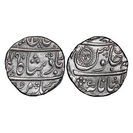 Indore, Silver Rupee, 11.25g, Ahalya Bai (AH 1179-1210 / 1765-1795 AD), Malharnagar Mint, 