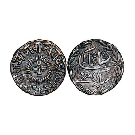 Indore, Silver Rupee, 11.10g, Shivaji Rao (VS 1943-1960 / FE 1296-1313), VS 1948, INO Shah
