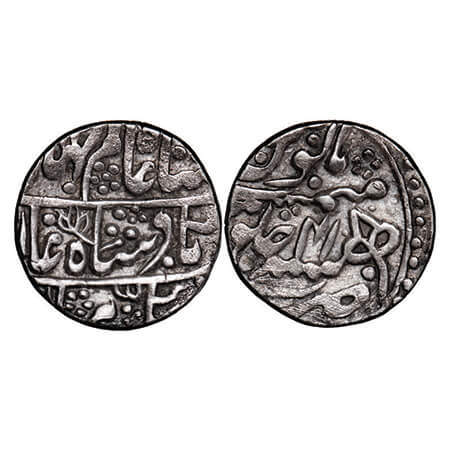 Jaipur, Silver Rupee, 11.26g, Early Issue INO Shah Alam II, Sawai Madhopur Mint, 41 RY. KM