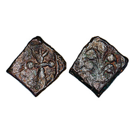 Jhabua, Copper Paisa, 10.10g, Gopal Singh (VS1897-1952 / 1840-1895 AD, British Protectorat